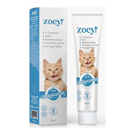 Zoey Glukozamin Paste Kediler için Eklem Sağlığını Desteleyen Malt 100 gr