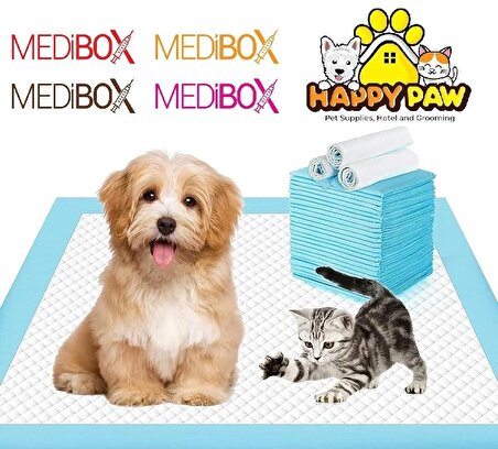 Kedi & Köpek Tuvalet Eğitim Pedi 60cm x 90cm 30'lu Paket