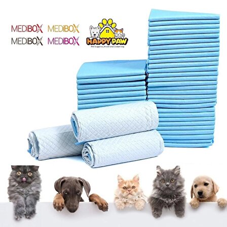 Kedi & Köpek Tuvalet Eğitim Pedi 60cm x 90cm 30'lu Paket - 4 ADET