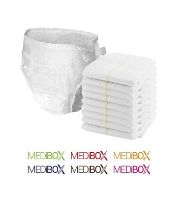 MEDIBOX Yetişkin Hasta Bezi Emici Külot Bez Küçük Boy Small 120 Adet Erkek Kadın - 4 Paket