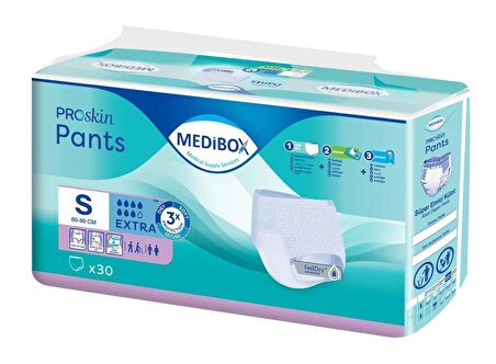 MEDIBOX Yetişkin Hasta Bezi Emici Külot Bez Küçük Boy Small 30 Adet Erkek Kadın - 1 Paket