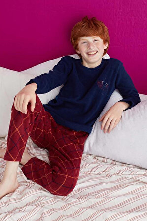 Erkek Çocuk Lacivert Pijama Takımı - 23933