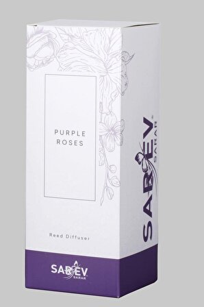 Sarev Purple Roses Reed Diffuser/Çubuklu Oda Kokusu