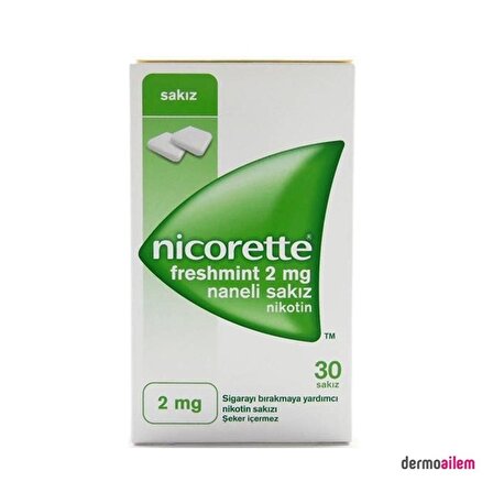 Nicorette Freshmint 2mg Naneli 30 Lu Sakız Nikotin