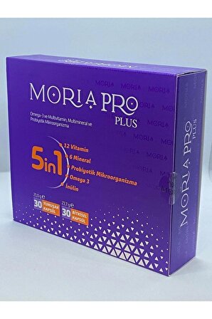 Moria Pro Plus Omega 30 Kapsül + Multivitamin 30 Kapsül