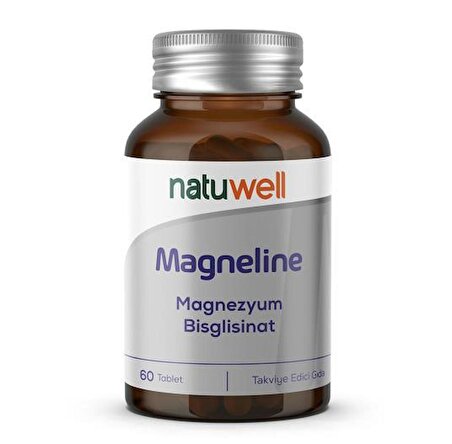 Natuwell Magneline Magnezyum Bisglisinat 60 Kapsül