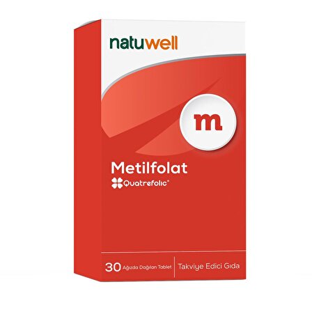 Natuwell Metilfolat 30 Tablet 8683873980369