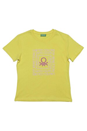 United Colors of Benetton Kız Çocuk T-Shirt BNT-G20498