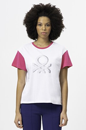 United Colors of Benetton Kadın T-Shirt BNT-W20371