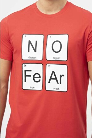 No Fear Orijinal Erkek T-shirt Kırmızı