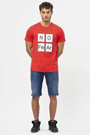 No Fear Orijinal Erkek T-shirt Kırmızı