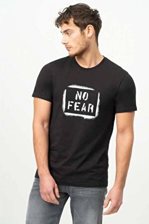 No Fear Orijinal Erkek T-shirt Siyah