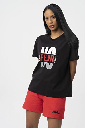 No Fear Orijinal Kadın T-shirt Siyah