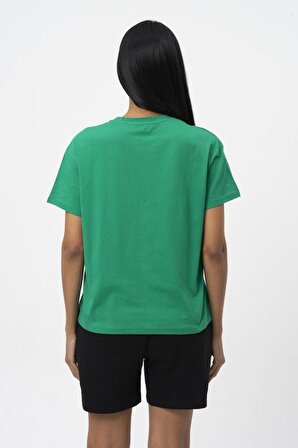 No Fear Orijinal Kadın Oversize T-shirt Yeşil