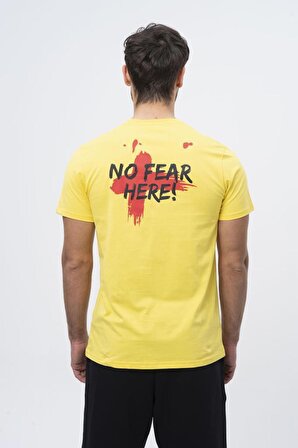 No Fear Orijinal Erkek T-shirt Hardal