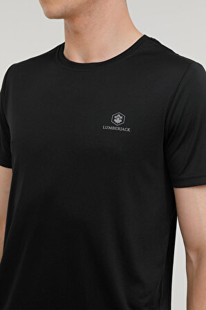 M-CT100 BASIC PES C NECK Siyah Erkek Kısa Kol T-Shirt