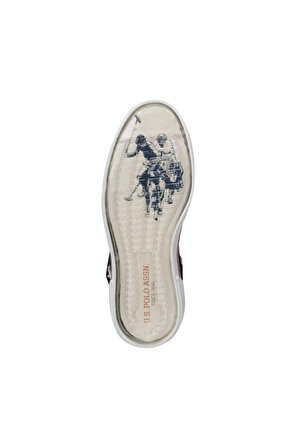 U.s. Polo Penelope Hıgh Bayan Siyah Uzun Boğazlı Keten Sneaker Ayakkabı