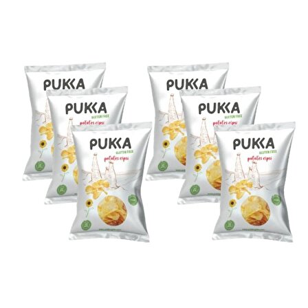Pukka Glutensiz Vegan Gurme Patates Cips 6ADET (6X70gr)