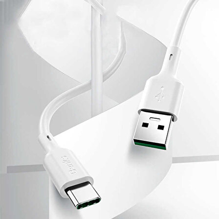 Benks D35 Type-C USB Kablo 5A Süper Hızlı Şarj Kablosu Qualcomm 3.0 480 Mbps 120 cm