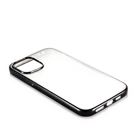 Apple iPhone 12 Mini Köşeleri Parlak Renkli Benks Magic Glitz Transparent Kapak