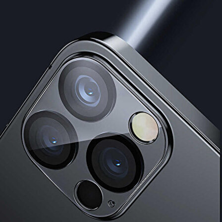 Benks iPhone 12 Pro Max Benks Integrated Kamera Lens Koruyucu Cam