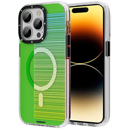 Apple iPhone 14 Pro Kılıf Magsafe Şarj Özellikli Youngkit Pure Serisi Kapak