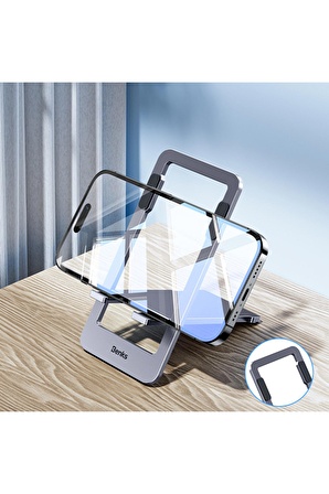 Katlanabilir Ultra İnce Metal Telefon Standı Benks L50 Portable Phone Stand