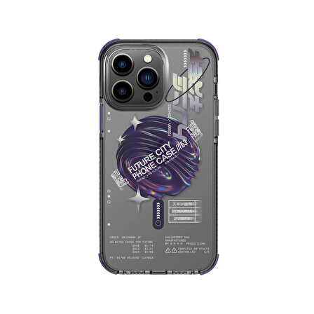 iPhone 14 Pro Uyumlu Kılıf SkinArma Şeffaf Airbag Tasarımlı Magsafe Şarj Özellikli Shorai Kapak
