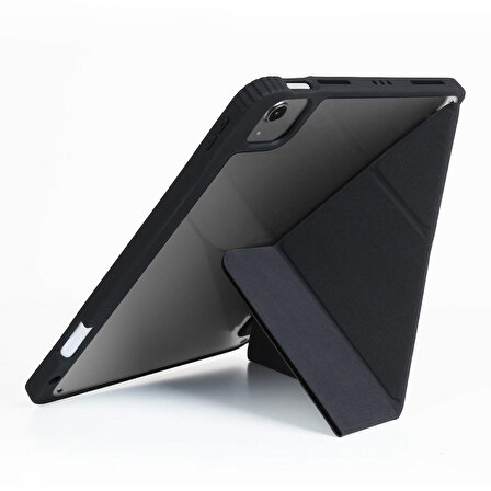 iPad Pro 11 2021 3.Nesil Kılıf SkinArma 360 Koruma Airbagli Arkası Şeffaf Standlı Shingoki Kılıf