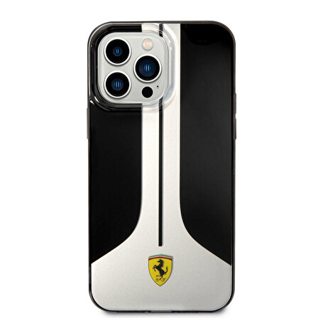 iPhone 14 Pro Max Uyumlu Kılıf Ferrari 296 Çizgili Dizayn Kapak