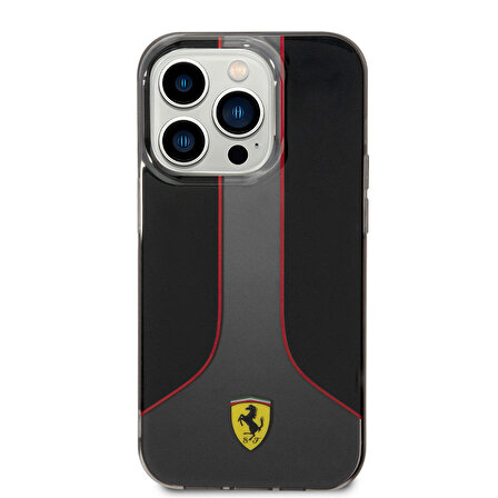 iPhone 14 Pro Max Uyumlu Kılıf Ferrari Gradient Baskılı Dizayn Kapak