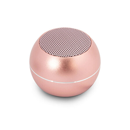Mini Bluetooth Speaker GUESS Alüminyum Alaşım Gövde Tasarımlı Hoparlör Portable Pembe