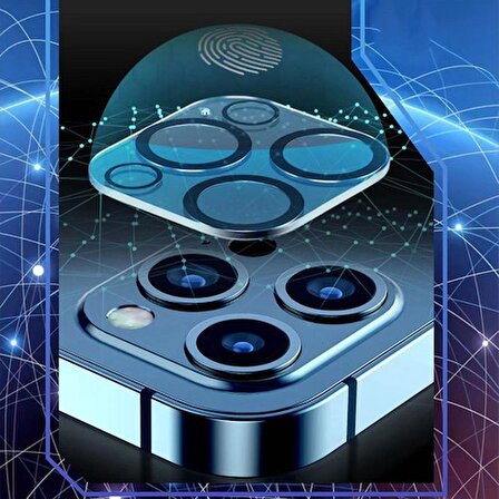 Go-Des iPhone 15 Pro Max Uyumlu Şeffaf Lens Koruyucu Go Des Lens Shield Cl-14 Kamera Protector