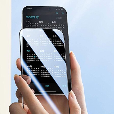 Benks iPhone 15 Pro Uyumlu Benks V Pro Ultra Shield 0.3mm Ekran Koruyucu Kolay Uygulama Aparatlı