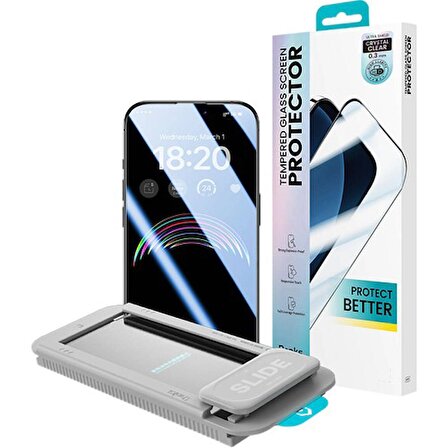 Benks iPhone 14 Pro Uyumlu Benks V Pro Ultra Shield 0.3mm Ekran Koruyucu Kolay Uygulama Aparatlı