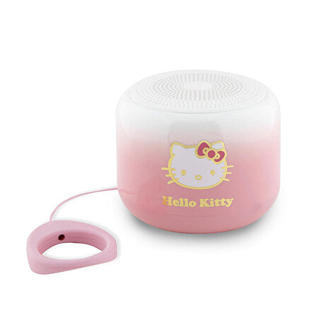 Mini Bluetooth Hoparlör Renk Geçişli Elektroplating Logolu Lisanslı Hello Kitty Speaker V5.0
