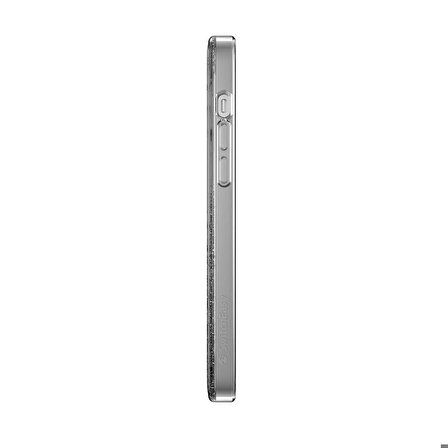 iPhone 14 Pro Max Uyumlu Kılıf Magsafe Özellikli Simli Şeffaf Lisanslı Switcheasy Starfield-M Şeffaf