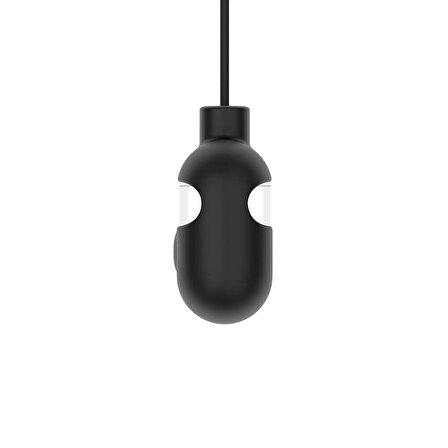 Airpods Pro Uyumlu Kılıf Boyun Askılı Jelly Bean Tasarımlı Lisanslı Switcheasy ColorBuddy Siyah
