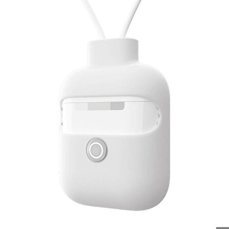 Airpods 2. Nesil Kılıf Jelly Bean Tasarım Kablosuz Şarj Desteği Lisanslı Switcheasy ColorBuddy Beyaz