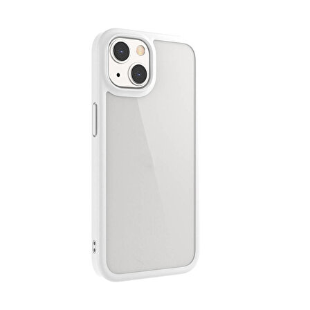 iPhone 13 Uyumlu Kılıf Ultra İnce Şok Önleyicili Lisanslı Switcheasy Aero Plus Kapak Beyaz