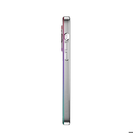 iPhone 14 Pro Max Kılıf Renk Geçişli Kenarları Şeffaf Tasarım Lisanslı Switcheasy Crush Plus Starlig