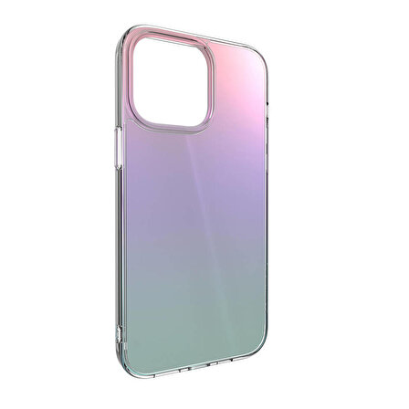 iPhone 14 Pro Max Kılıf Renk Geçişli Kenarları Şeffaf Tasarım Lisanslı Switcheasy Crush Plus Starlig