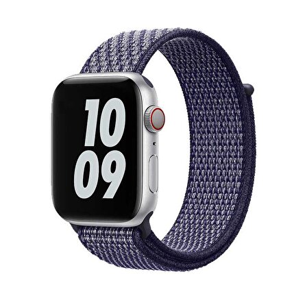 Apple Watch 44mm Uyumlu Wiwu Sport Loop Hasır Saat Kordon Kayış Bileklik
