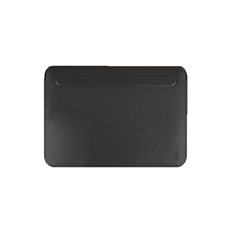 Wiwu Skin Pro MacBook Pro 14 2021 A2442 uyumlu Çanta & Stand & Kılıf PU Deri Mıknatıslı Kapak