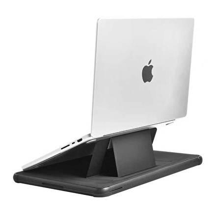 Apple Macbook 16.2 2021 Wiwu Defender Stand Case Taşınabilir Standlı Magnetik PU Laptop Çantası