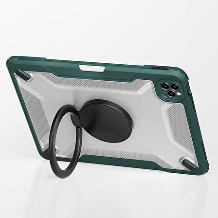 Ipad Pro 11 2022 M2 Mecha Dönebilen Standlı Tablet Kılıfı Uyumlu