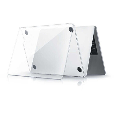 Macbook Pro 16.2 2023 A2780 Uyumlu Wiwu Ultra İnce Sararmayan Şeffaf MacBook Crystal iShield Kapak