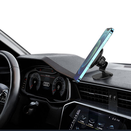 Wiwu Araba Araç İçi Manyetik Telefon Tutucu Ch007 Güçlü 3m Yapıştırıcılı Düz Zemin Versiyon
