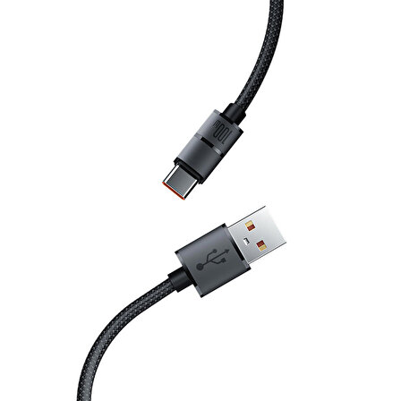 USB-A To Type-C Usb Kablo Recci RS08C Warrior Serisi 100W Hızlı Şarj Özellikli 1.2M