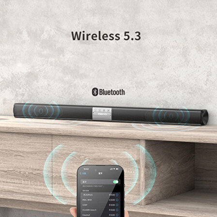 Bluetooth Speaker Recci RSK-W32 Bach Serisi Hi-Fi Akıllı Wireless Hoparlör 10W 1500mAh 5.3 Version